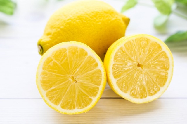 ビタミンC豊富なレモンの輪切り